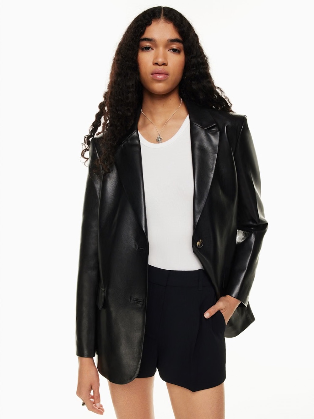 Aritzia Wilfred Memories Black Blazer